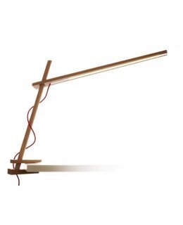 Pablo CLAM CLP WHT OAK LED Clamp-on Desk Lamp